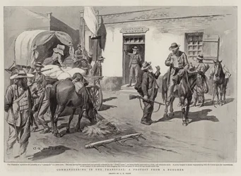 Beschlagnahmung im Transvaal, ein Protest eines Bürgers